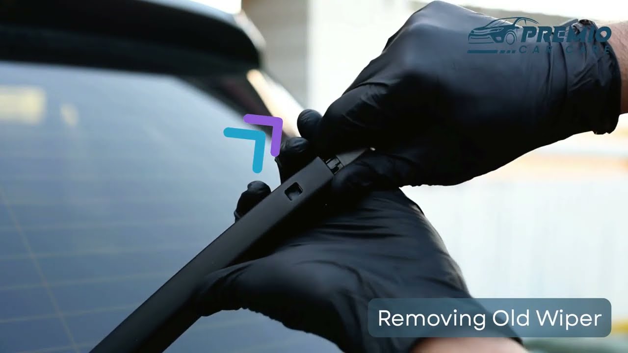 How To Install Premio (Type D) Push Button Rear Wiper Blades | PremioCarCare