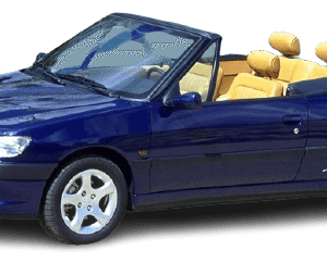 Windscreen Wiper Blades for Peugeot 306 1996-2002 (N3 N5) Convertible